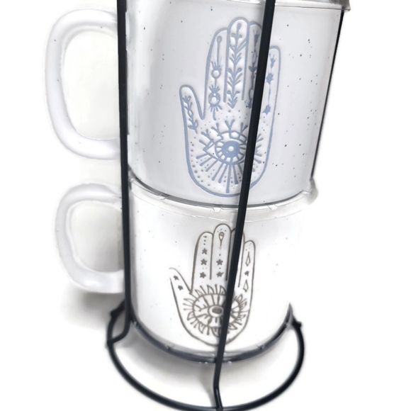 Wandering moon palm reader horoscope cup set - Picture 6 of 7